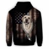 AOPH-U-Dog-AmerFlagZipp-Lab-210809NA10 @ Labrador Retriever American Flag Zipper-Labrador Retriever Usa Flag Zipper All Over Print Hoodie