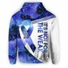AOPH-U-Awa-BlueGlxyWate-T1d-210809NA10 @ T1d Blue Galaxy Watercolor-T1D Warrior Blue Galaxy All Over Print Hoodie
