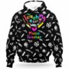 AOPH-U-Job-TeacHear-Mtcer-210906VY10 @ Music Teacher Teaching Heart-Music Teacher Teaching Is Work Of Heart All Over Print Hoodie