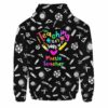 AOPH-U-Job-TeacHear-Mtcer-210906VY10 @ Music Teacher Teaching Heart-Music Teacher Teaching Is Work Of Heart All Over Print Hoodie