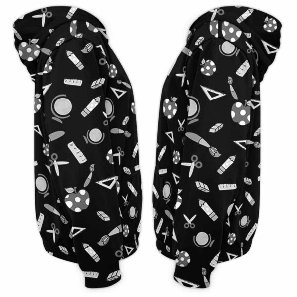 AOPH-U-Job-TeacHear-Mtcer-210906VY10 @ Music Teacher Teaching Heart-Music Teacher Teaching Is Work Of Heart All Over Print Hoodie