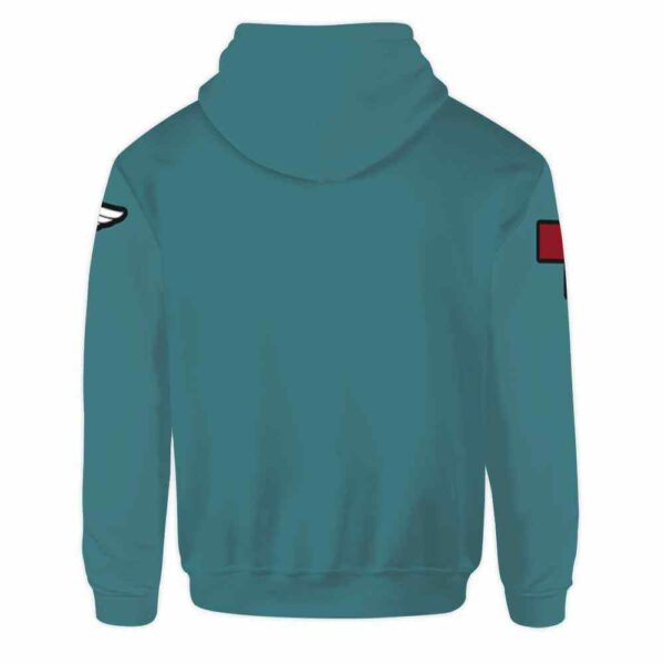AOPH-U-Nur-TealShir-Nur-210909NA10 @ Nurse Teal Shirt-Nurse Nurse Shirt Teal All Over Print Hoodie
