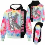 AOPH-U-Job-PastTieDye-Sc14-210928VA10 @ Kindergarten Pastel Tie Dye-Kindergarten Pastel Tie Dye All Over Print Hoodie