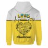 AOPH-U-Job-BusHear-Sbdr-211001NA10 @ Bus Driver Bus Heart-School Bus Driver Heart Love Heartbeat Yellow All Over Print Hoodie