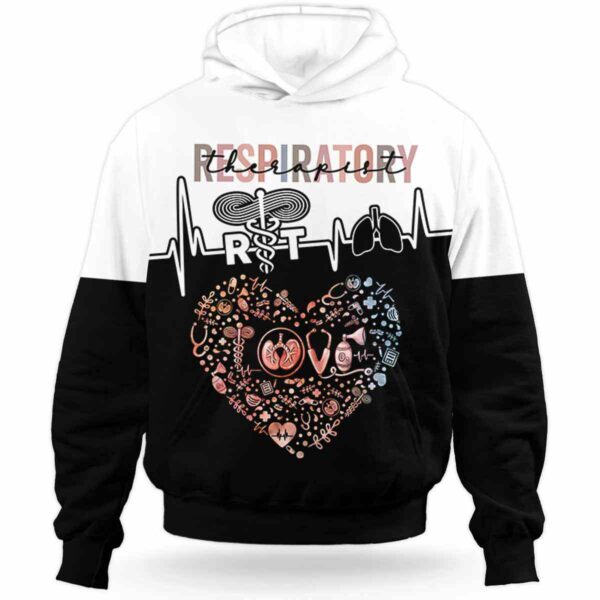 AOPH-U-Nur-RetrHear-ResThe-210928VA10 @ Respiratory Therapist Retro Heartbeat-Respiratory Therapist Retro Love Heartbeat All Over Print Hoodie