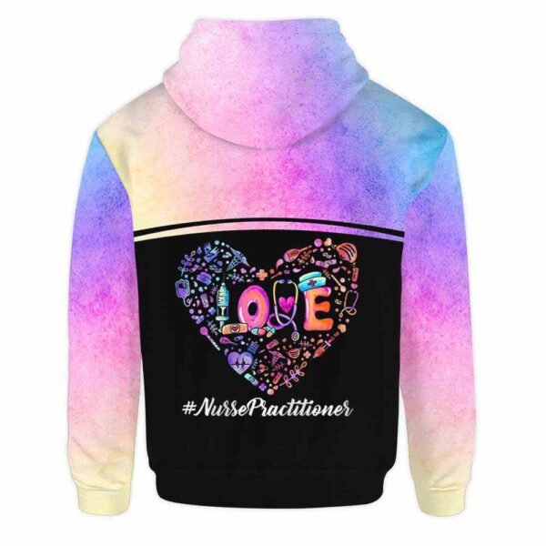 AOPH-U-Nur-PastGrd-N14-210928VA10 @ Nurse Practitioner Pastel Gradient-Nurse Practitioner Heart Love Pastel All Over Print Hoodie