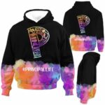 AOPH-U-Job-WateColo-T8-210928VA10 @ Principal Watercolor colorful-Principal Watercolor Principal Life All Over Print Hoodie