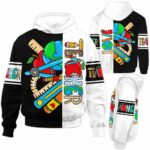 AOPH-U-Job-BlacAndWhit-Tcer-210924NA10 @ Teacher Black and white-Teacher Black And White Teacher Things All Over Print Hoodie