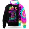 AOPH-U-Job-1stGradTieDye-Sc1-210927NA10 @ 1st Grade Tie Dye-1St Grade Teacher Tie Dye Teacher Life All Over Print Hoodie