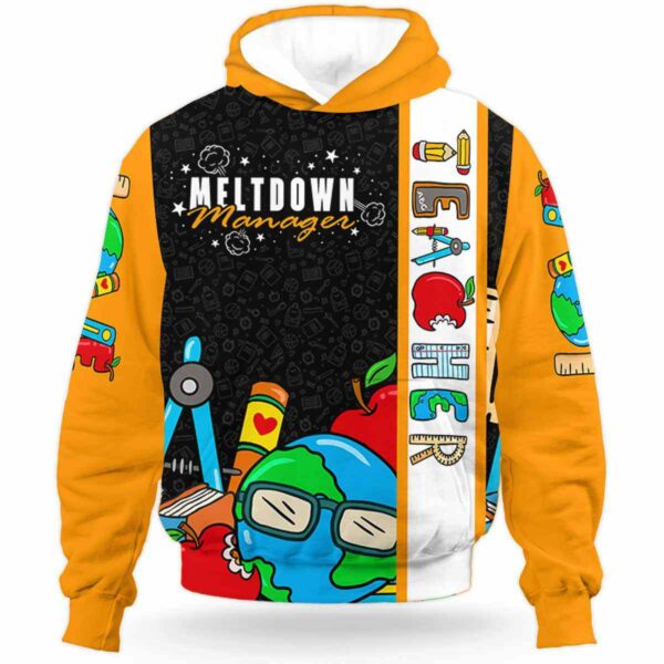 AOPH-U-Job-MeltMana-Tcer-210925NA10 @ Teacher Meltdown manager-Teacher Meltdown Manager All Over Print Hoodie
