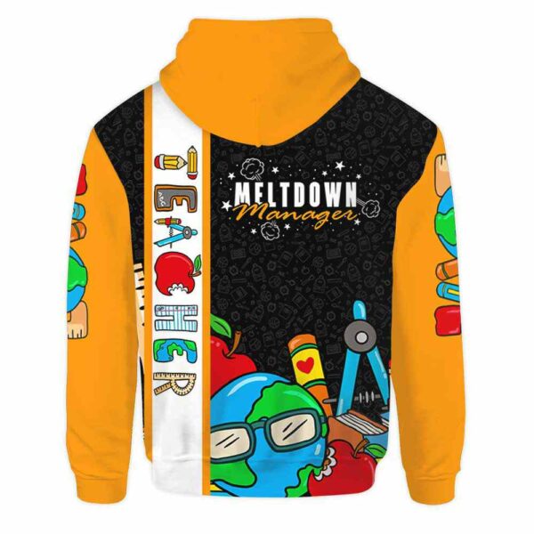 AOPH-U-Job-MeltMana-Tcer-210925NA10 @ Teacher Meltdown manager-Teacher Meltdown Manager All Over Print Hoodie