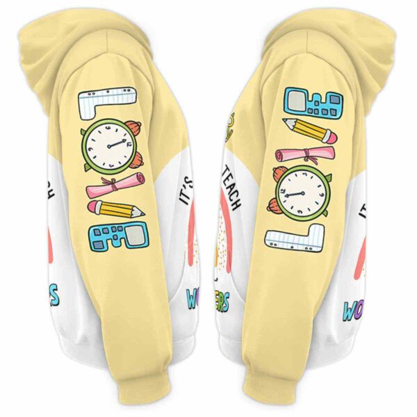 AOPH-U-Job-ItsAGoodDayTo-Tcer-210927VY10 @ Teacher Its a good day to teach tiny world changers-Teacher Rainbow World Changers All Over Print Hoodie