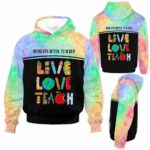 AOPH-U-Job-LiveLoveTeac-Ktcer-211001VA10 @ Kindergarten Teacher Live Love Teach-Kindergarten Teacher Live Love Teach Hoodie