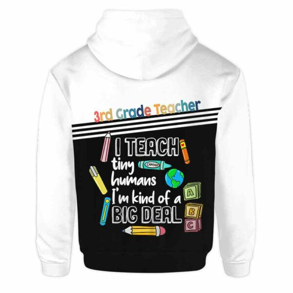 AOPH-U-Job-ITeacTinyHuma-3Tcer-211001VA10 @ 3rd Grade Teacher I teach tiny humans-3Rd Grade Teacher I Teach Tiny Humans Hoodie
