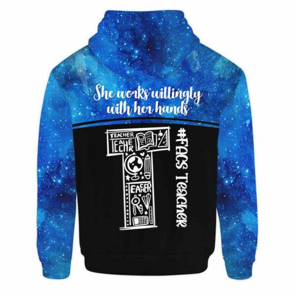 AOPH-U-Job-SchoSheWorkWill-T22-211001VA10 @ Facs Teacher School She works willingly-Facs Teacher School She Works Willingly Hoodie