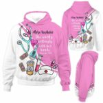 AOPH-U-Nur-PinkDoodTool-N23-211001VA10 @ Nurse Anesthetist Pink Doodle Tools-Nurse Anesthetist Pink Doodle Tools Hoodie