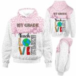 AOPH-U-Job-TeacLoveInspPinkLeop-Sc1-211001VA10 @ 1st Grade Teach Love Inspire Pink Leopard-1St Grade Teach Love Inspire Pink Leopard Hoodie