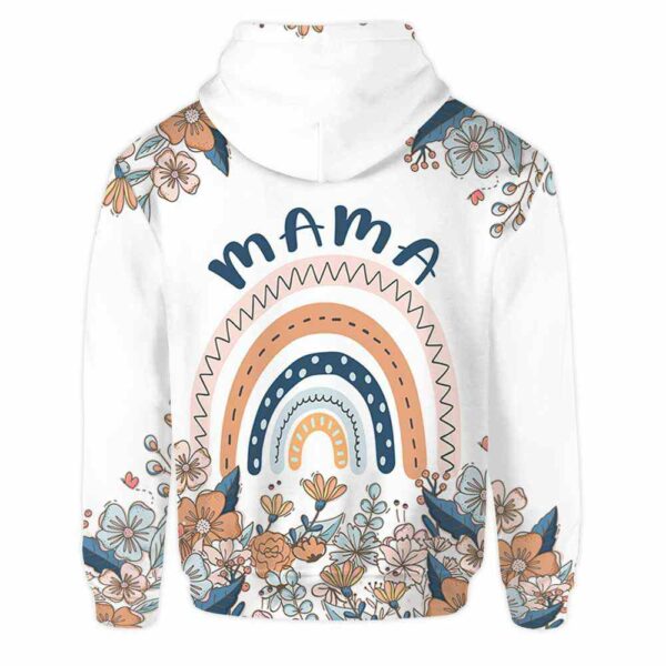 AOPH-U-M-MamaRain-M47-211008NA10 @ Mama Rainbow-Mama Flower Rainbow 3D Hoodie