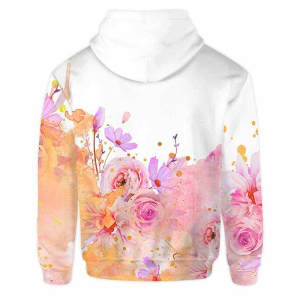 AOPH-U-M-CussMom-M0-211008NA10 @ Cuss Mom-Mom Floral Cuss Too Much 3D Hoodie