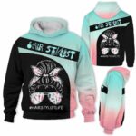 AOPH-W-Job-LifeGrd-Hsty-211007VY10 @ Hairstylist Girl Life Gradient-Hairstylist Hair Stylist Life 3D Hoodie