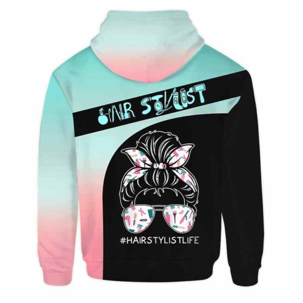 AOPH-W-Job-LifeGrd-Hsty-211007VY10 @ Hairstylist Girl Life Gradient-Hairstylist Hair Stylist Life 3D Hoodie