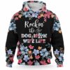 AOPH-U-Dog-DogMomLife-Dog-211007NA10 @ Dog Mom Life-Dog Flower Rocking 3D Hoodie