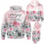 AOPH-U-M-PranMom-M0-211008NA10 @ Prangry Mom-Mom Flower Prangry Definition 3D Hoodie