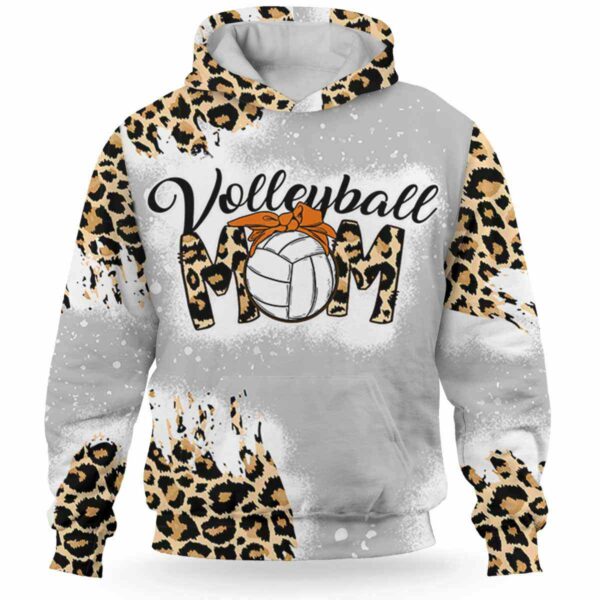 AOPH-U-Hobb-BiggFan-Vlbl-211015NA10 @ Volleyball Biggest Fan-Volleyball Mom Leopard Biggest Fan 3D Hoodie