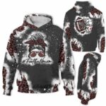 AOPH-U-Hobb-MomLife-Fbal-211014NA10 @ Football Mom Life-Football Mom Leopard Living That Life 3D Hoodie