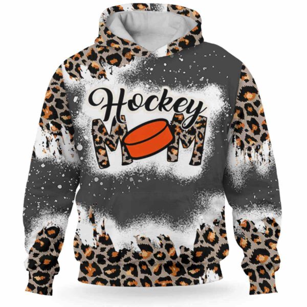 AOPH-U-Hobb-TheGoal-Hkey-211015NA10 @ Hockey The Goalie-Ice Hockey Mom Leopard Love The Goalie 3D Hoodie