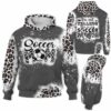 AOPH-U-Hobb-MomVoic-Socr-211012NA10 @ Soccer Mom Voice-Soccer Mom Leopard Not Yelling Just Mom Voice 3D Hoodie