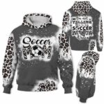 AOPH-U-Hobb-MomVoic-Socr-211012NA10 @ Soccer Mom Voice-Soccer Mom Leopard Not Yelling Just Mom Voice 3D Hoodie