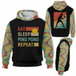 AOPH-U-Hobb-EatSleeRetr-Pipo-211009VY10 @ Ping Pong Eat Sleep Retro-Table Tennis Retro Eat Sleep Repeat 3D Hoodie