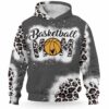 AOPH-U-Hobb-YellMomFan-Bskb-211013NA10 @ Basketball Yellin Mom Fan-Basketball Mom Not Yelling This Is My Mom Voice 3D Hoodie