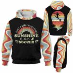 AOPH-U-Hobb-RainSuns-Socr-211009VY10 @ Soccer Rainbow Sunshine-Soccer Retro Sunshine Rainbow Just A Girl 3D Hoodie