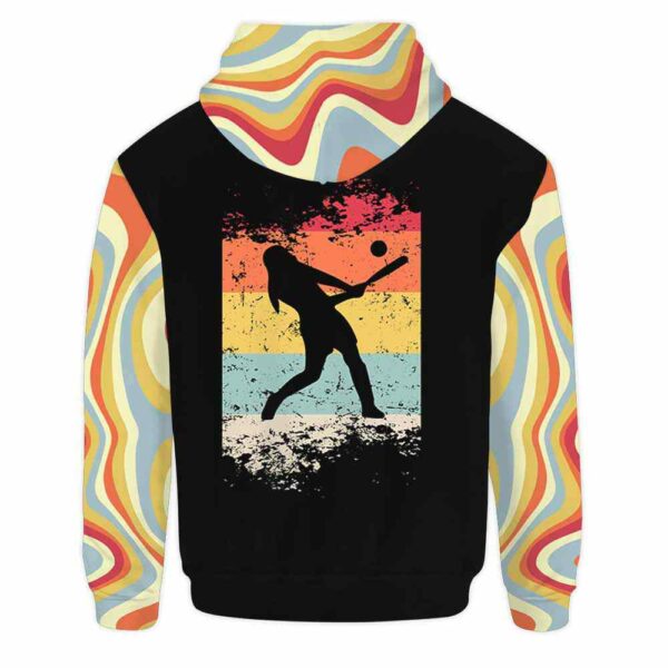 AOPH-W-Hobb-PlayLikeA-Bball-211009VY10 @ Baseball Play Like A Girl-Baseball Retro I Play Like A Girl Try To Keep Up 3D Hoodie