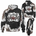 AOPH-U-Hobb-FielOfHear-Fbal-211014NA10 @ Football Field Of Heart-Football Mom My Heart Is On That Field Leopard 3D Hoodie