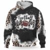 AOPH-U-Hobb-FielOfHear-Fbal-211014NA10 @ Football Field Of Heart-Football Mom My Heart Is On That Field Leopard 3D Hoodie