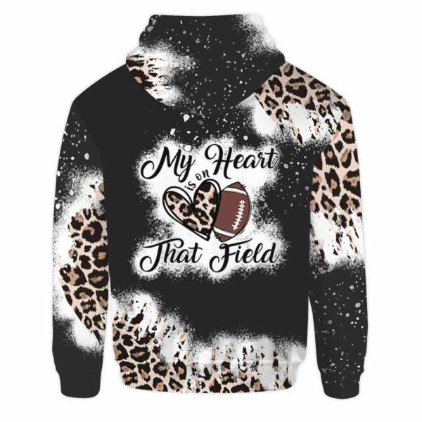 AOPH-U-Hobb-FielOfHear-Fbal-211014NA10 @ Football Field Of Heart-Football Mom My Heart Is On That Field Leopard 3D Hoodie