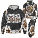 AOPH-U-Hobb-ToTheMoonAndBack-Fbal-211014NA10 @ Football To The Moon And Back-Football Grandma To The End Zone And Back 3D Hoodie