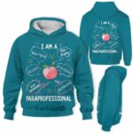 AOPH-U-Job-ImAPara-T6-211001VY10 @ Im a Paraprofessional-Paraprofessional Apple I Am A Paraprofessional 3D Hoodie