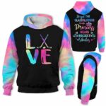 AOPH-U-Hobb-LoveWate-Hkey-211011VY10 @ Hockey Love Watercolor-Ice Hockey Love Watercolor Princess 3D Hoodie
