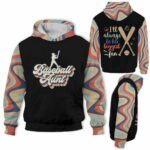 AOPH-U-Hobb-BaseAunt-Bball-211011VY10 @ Baseball Aunt-Baseball Aunt Retro Her Biggest Fan 3D Hoodie