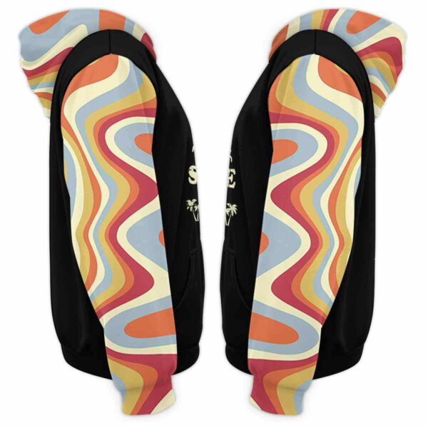 AOPH-U-Hobb-RainSuns-Vlbl-211009VY10 @ Volleyball Rainbow Sunshine-Volleyball Retro Sunshine Rainbow Just A Girl 3D Hoodie