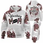 AOPH-U-Hobb-FavoSeas-Hkey-211015NA10 @ Hockey Favorite Season-Ice Hockey Mom My Favorite Season Leopard 3D Hoodie