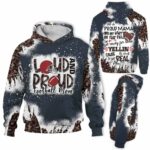 AOPH-U-Hobb-LoudAndProu-Fbal-211014NA10 @ Football Loud And Proud-Football Mom My Baby Is On That Field Leopard 3D Hoodie