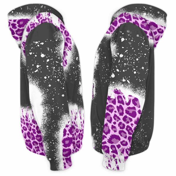 AOPH-U-Hobb-MomChee-Fbal-211014NA10 @ Football Mom Cheer-Football Cheer Mom Leopard Custom Name 3D Hoodie