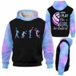 AOPH-W-Hobb-PlayWate-Vlbl-211011VY10 @ Volleyball Girl Play Watercolor-Volleyball Watercolor I Play Like A Girl Try To Keep Up 3D Hoodie