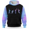 AOPH-W-Hobb-PlayWate-Vlbl-211011VY10 @ Volleyball Girl Play Watercolor-Volleyball Watercolor I Play Like A Girl Try To Keep Up 3D Hoodie