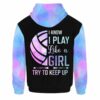 AOPH-W-Hobb-PlayWate-Vlbl-211011VY10 @ Volleyball Girl Play Watercolor-Volleyball Watercolor I Play Like A Girl Try To Keep Up 3D Hoodie